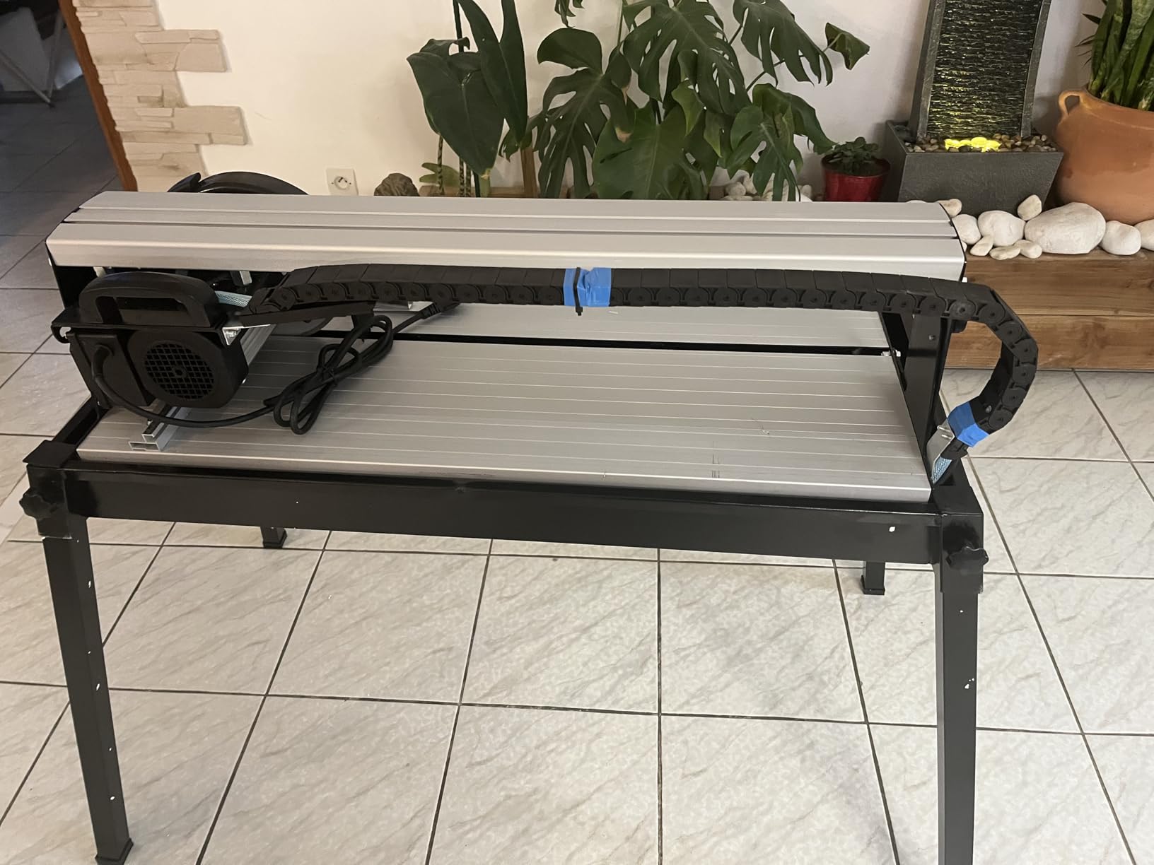 EBERTH Tagliapiastrelle Elettrico 800W Disco 200mm Taglio 620mm