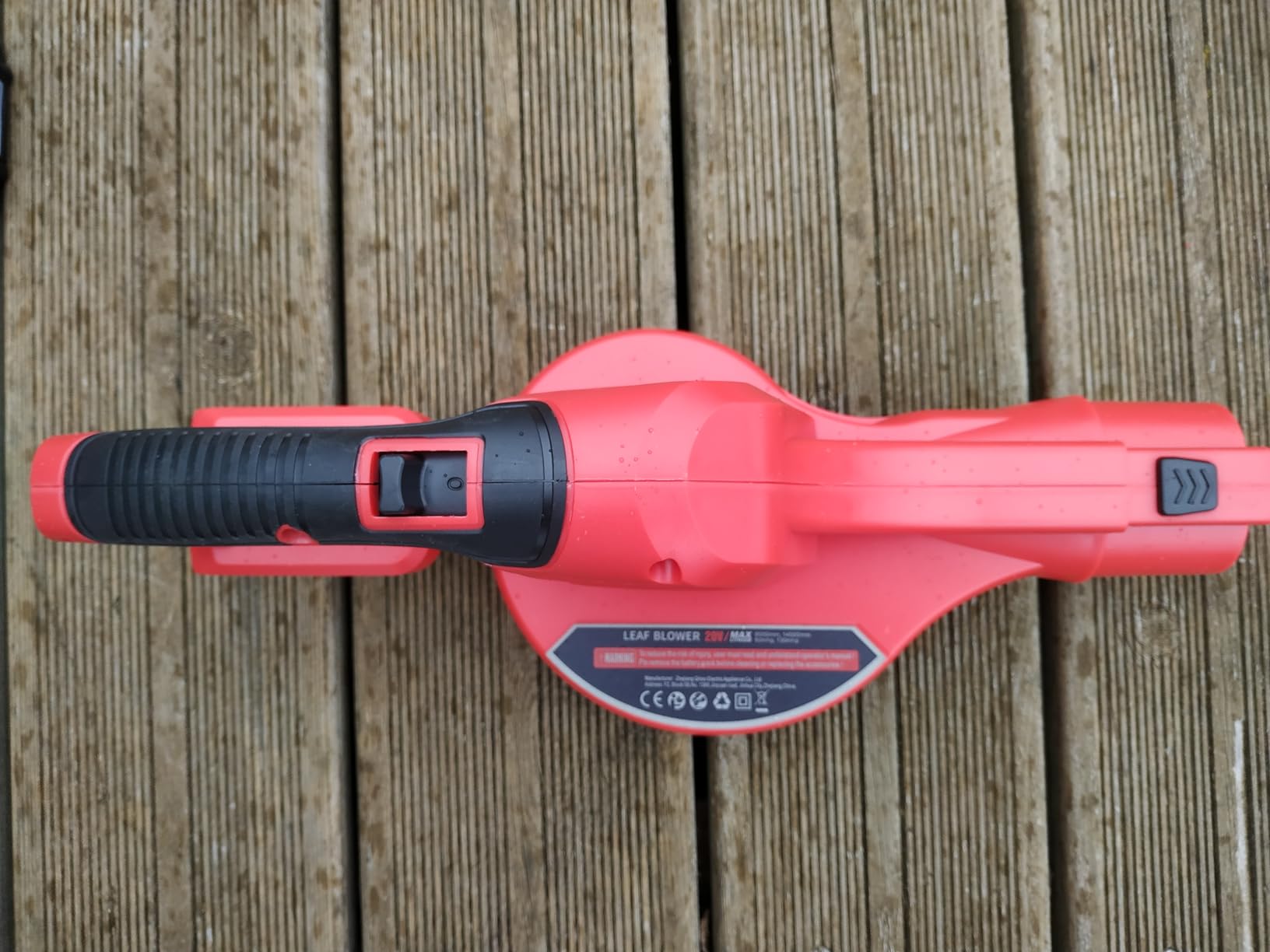 Weytoll Soffiatore foglie 20V 2.0Ah 2 velocita