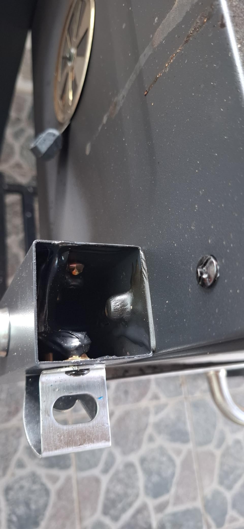 Wiltec Barbecue a Carbone Carrellato con Coperchio Termometro