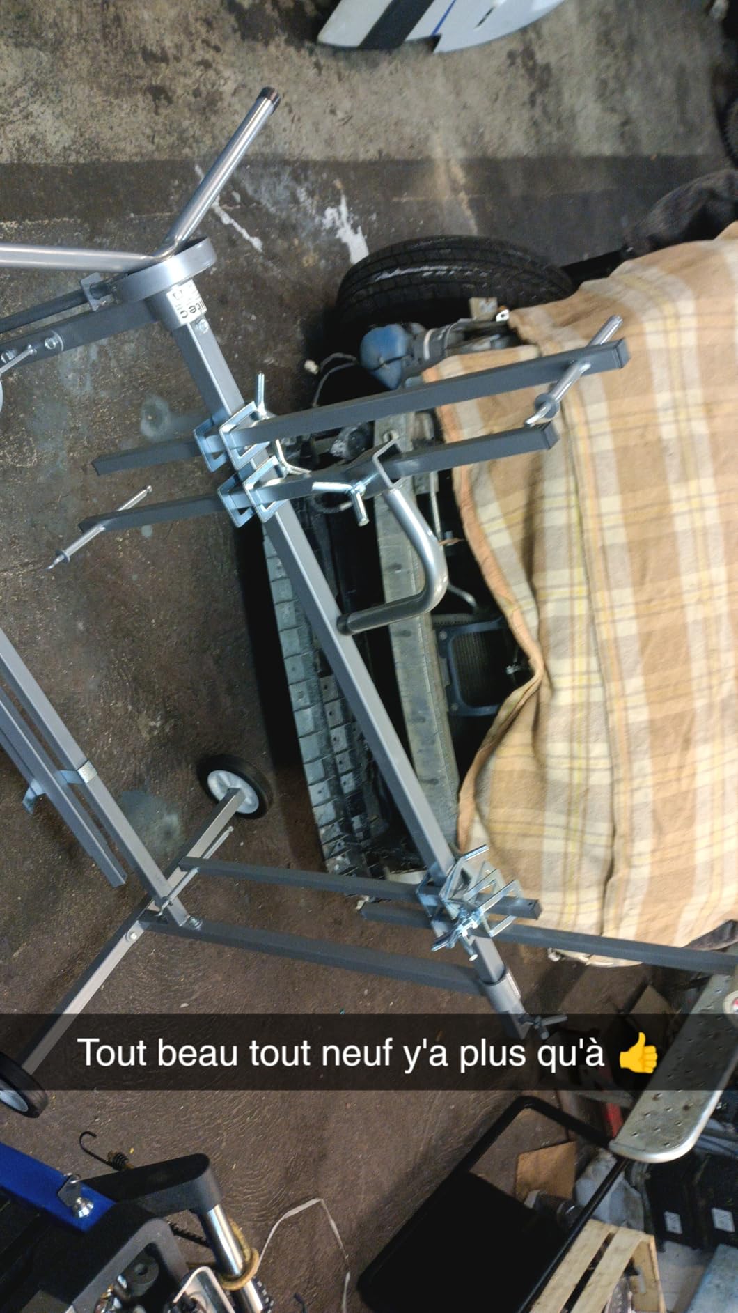 Wiltec Cavalletto Verniciatura Girevole 160 kg con Rotelle e Ganci
