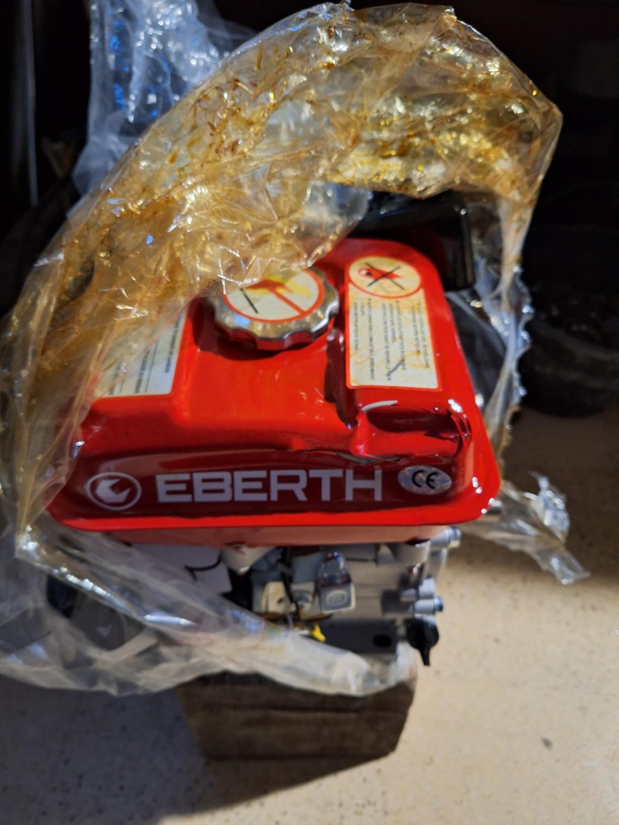 Eberth 6,5CV motore scoppio benzina 196cc albero 20mm