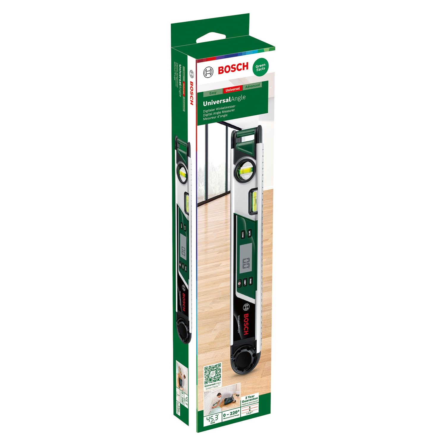 Bosch UniversalAngle Goniometro Digitale 0-220°