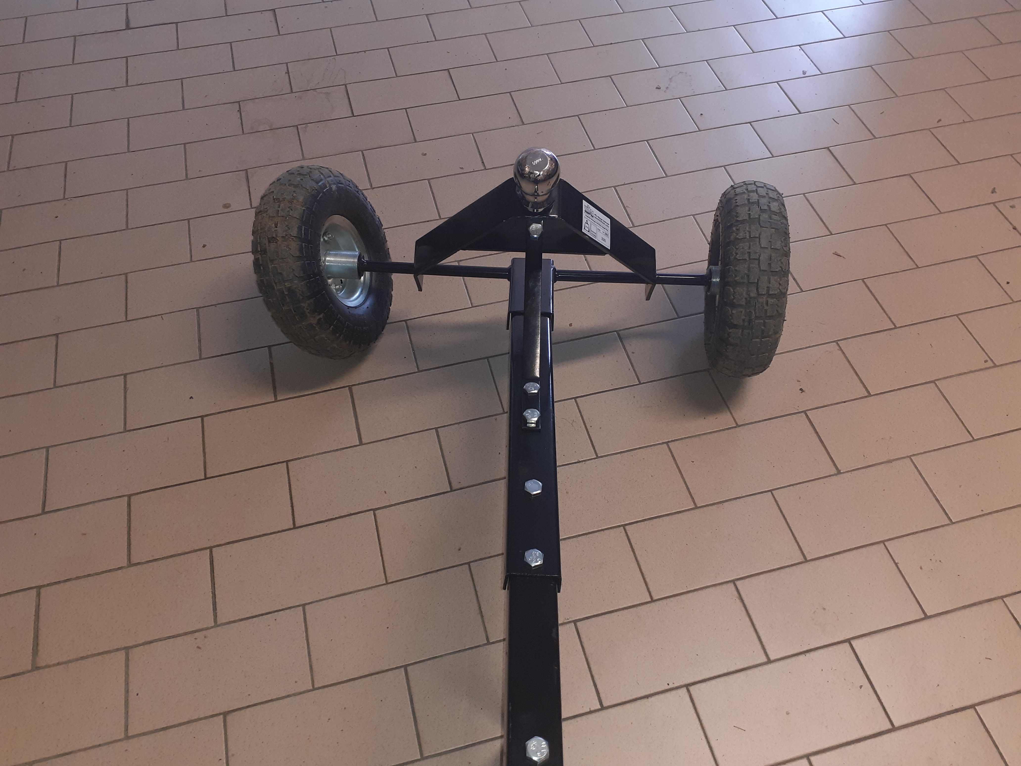 Wiltec Carrello sposta rimorchio 110x72x30 cm 270 kg