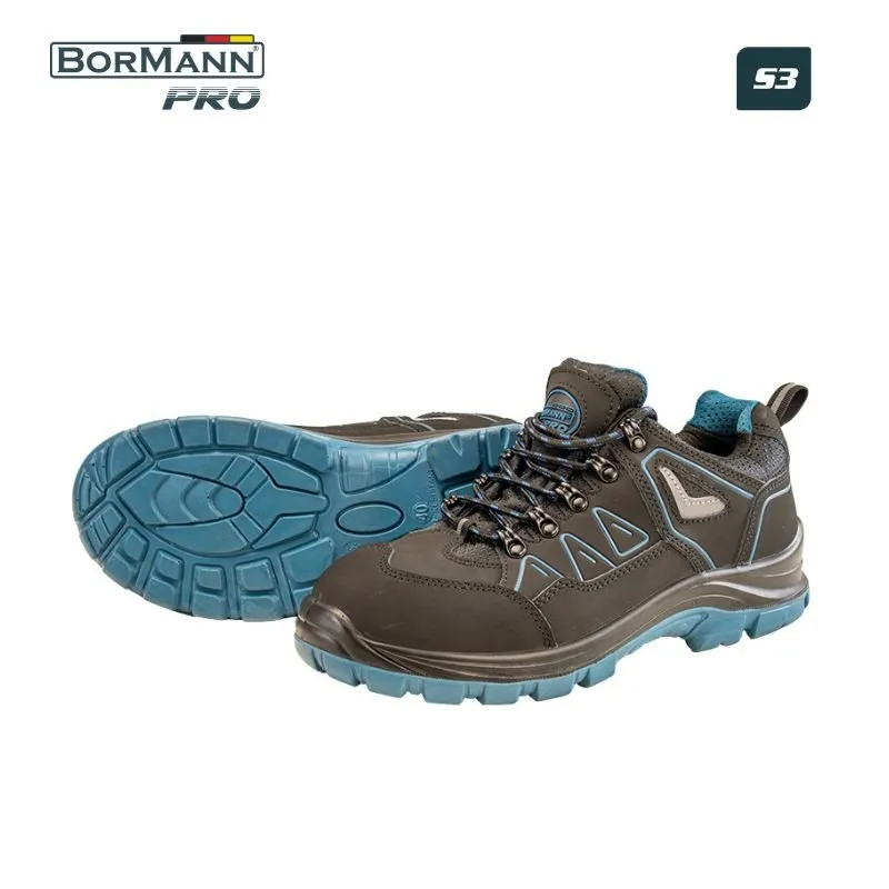 Bormann Madrid scarpe antinfortunistiche S3 43 nero blu