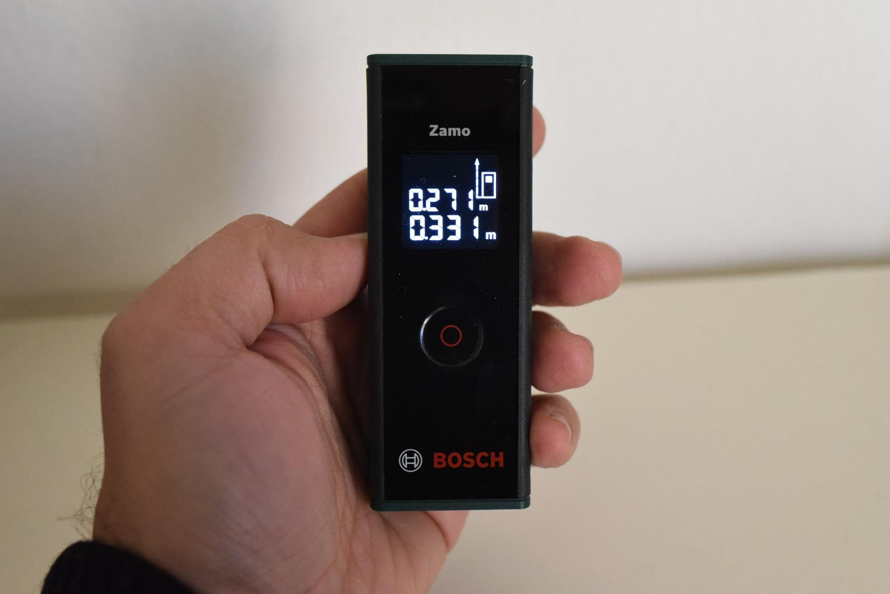 Bosch Zamo Distanziometro Laser 20 m con 3 Adattatori