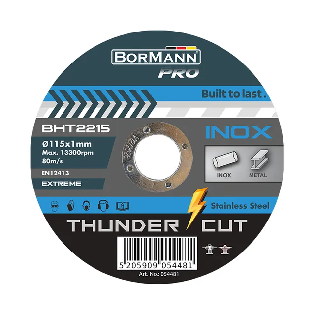 Bormann Extreme disco da taglio inox 115x1mm 50pz ultrasottile