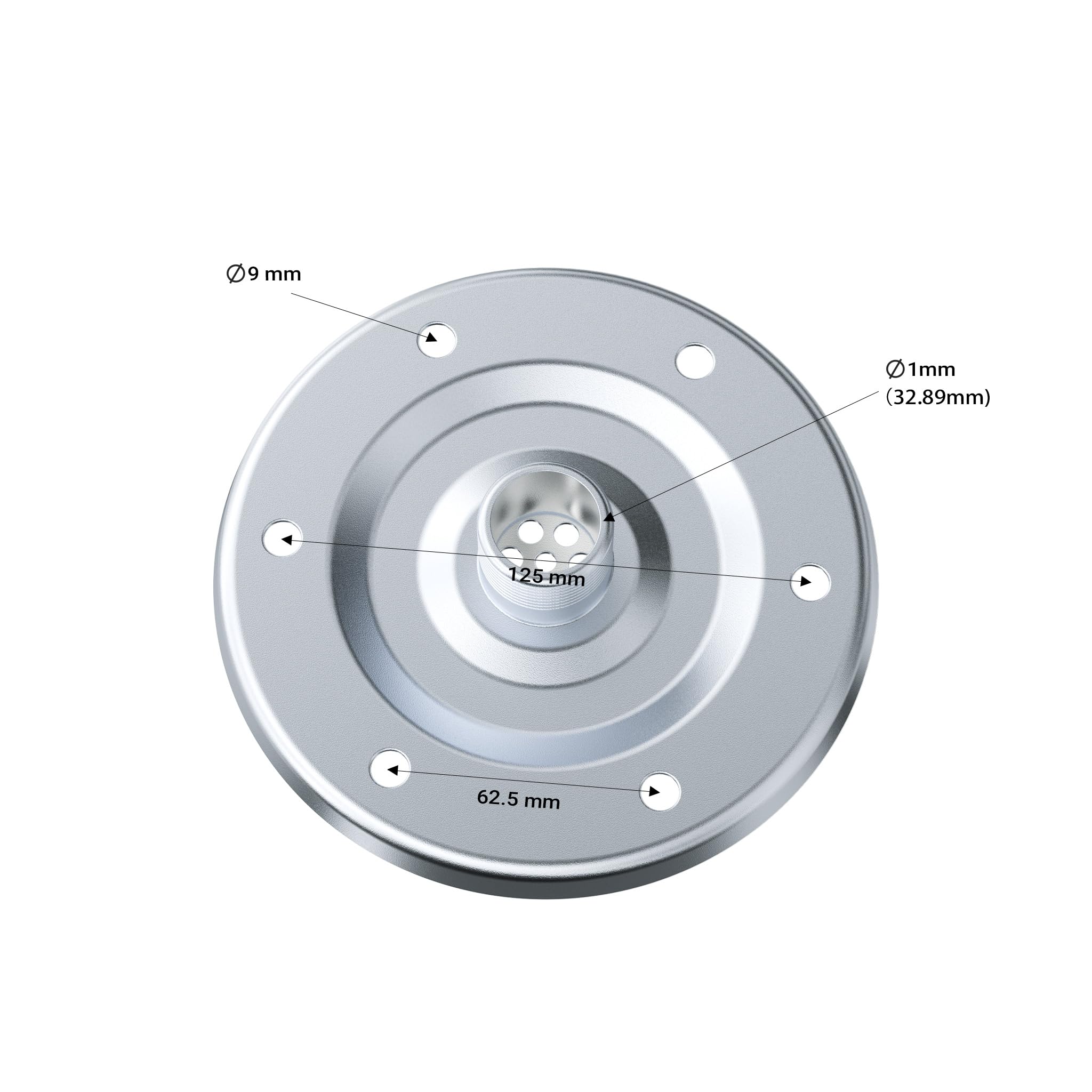Wiltec Flangia DN25 ricambio serbatoio 24-100 l acciaio inox