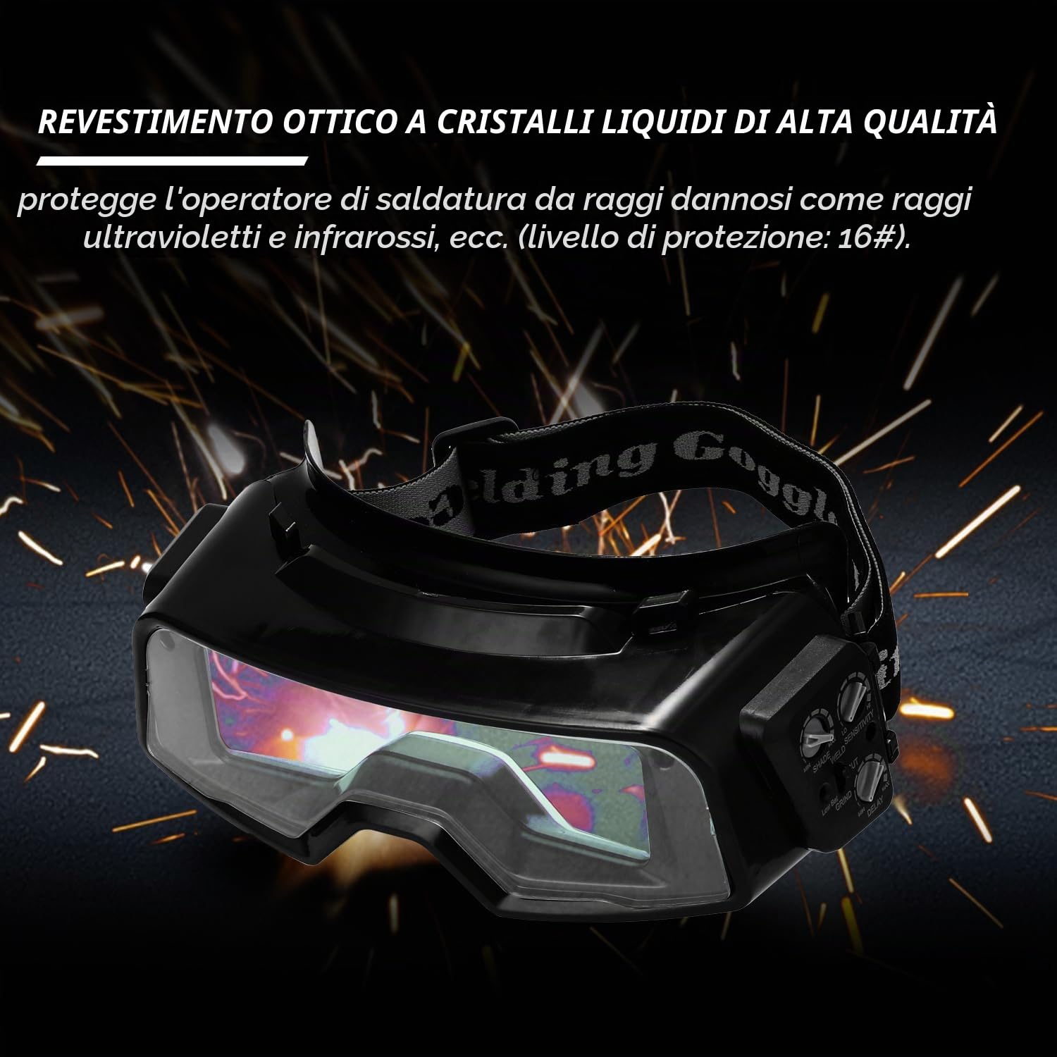 Weytoll occhiali saldatura auto-oscuranti TIG MIG MMA
