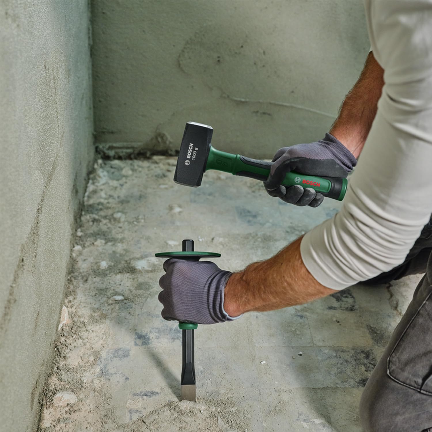 Bosch Scalpello piatto pietra 22x250 mm Softgrip