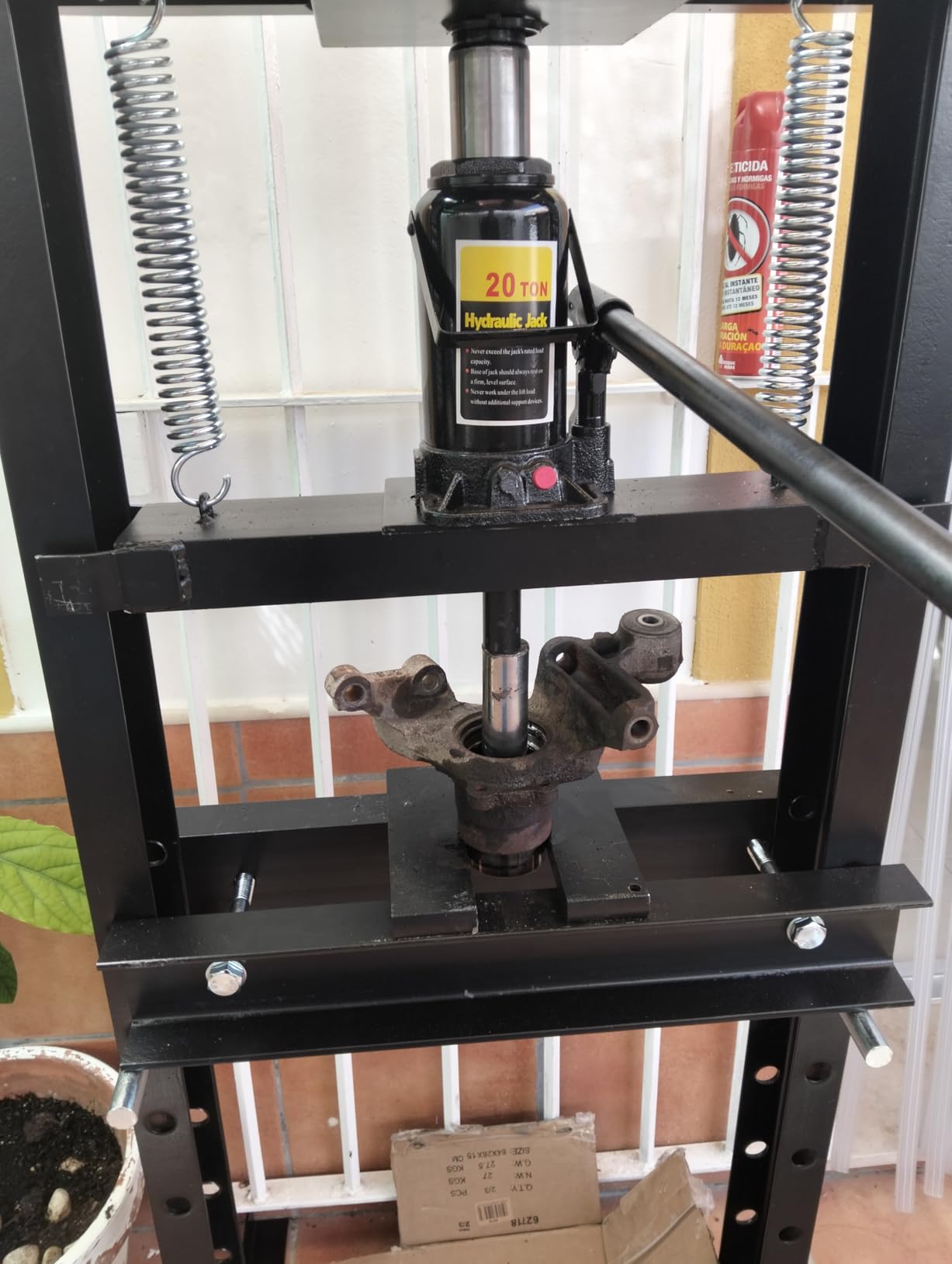 Wiltec XPOtool Black Edition Pressa Idraulica 20T Officina