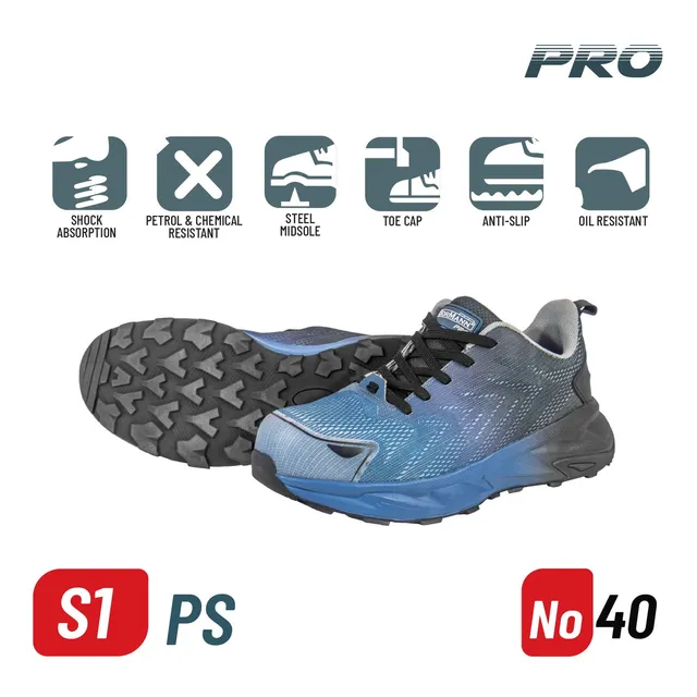Bormann Pro BPP8170 Scarpe Antinfortunistiche S1PS 40