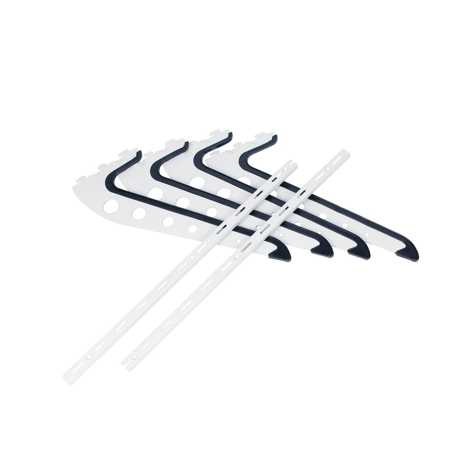 Wiltec Supporto muro surf sci 2 livelli 30 kg ripiano