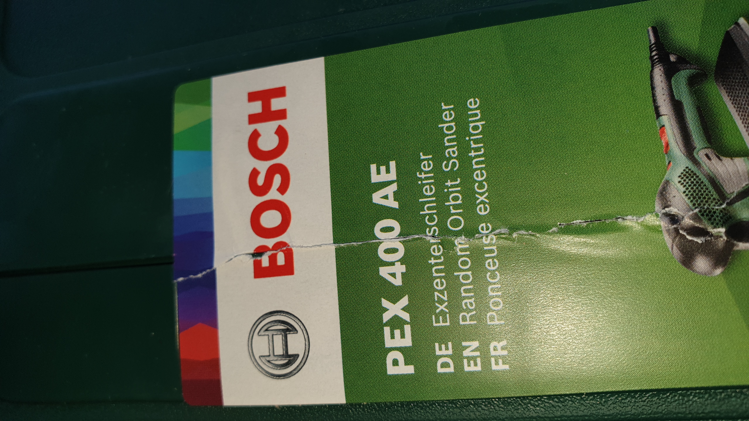 Bosch PEX 400 AE Levigatrice Rotorbitale 370W