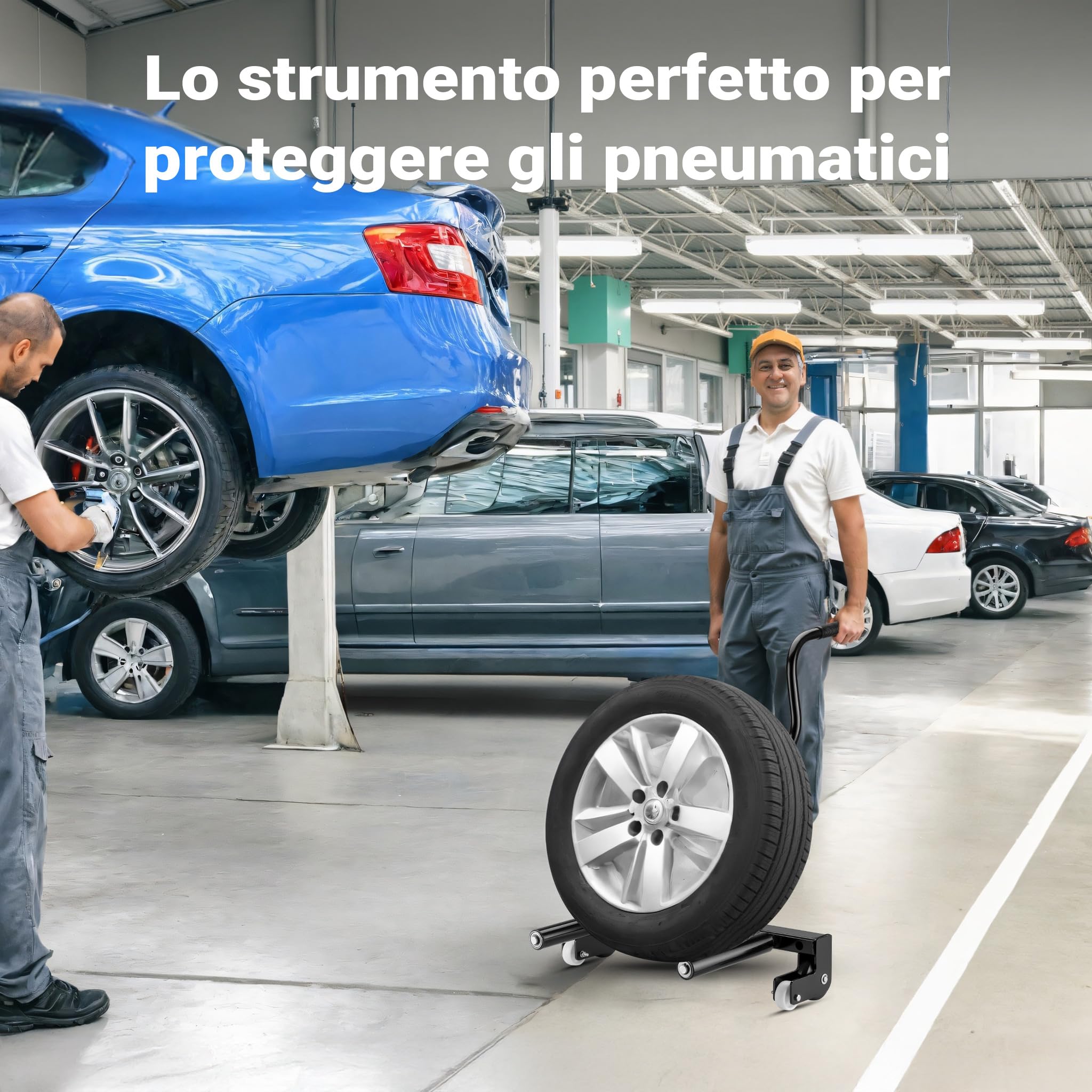 XPOtool Carrello Smontagomme Acciaio 250 kg 6,5-22,5"
