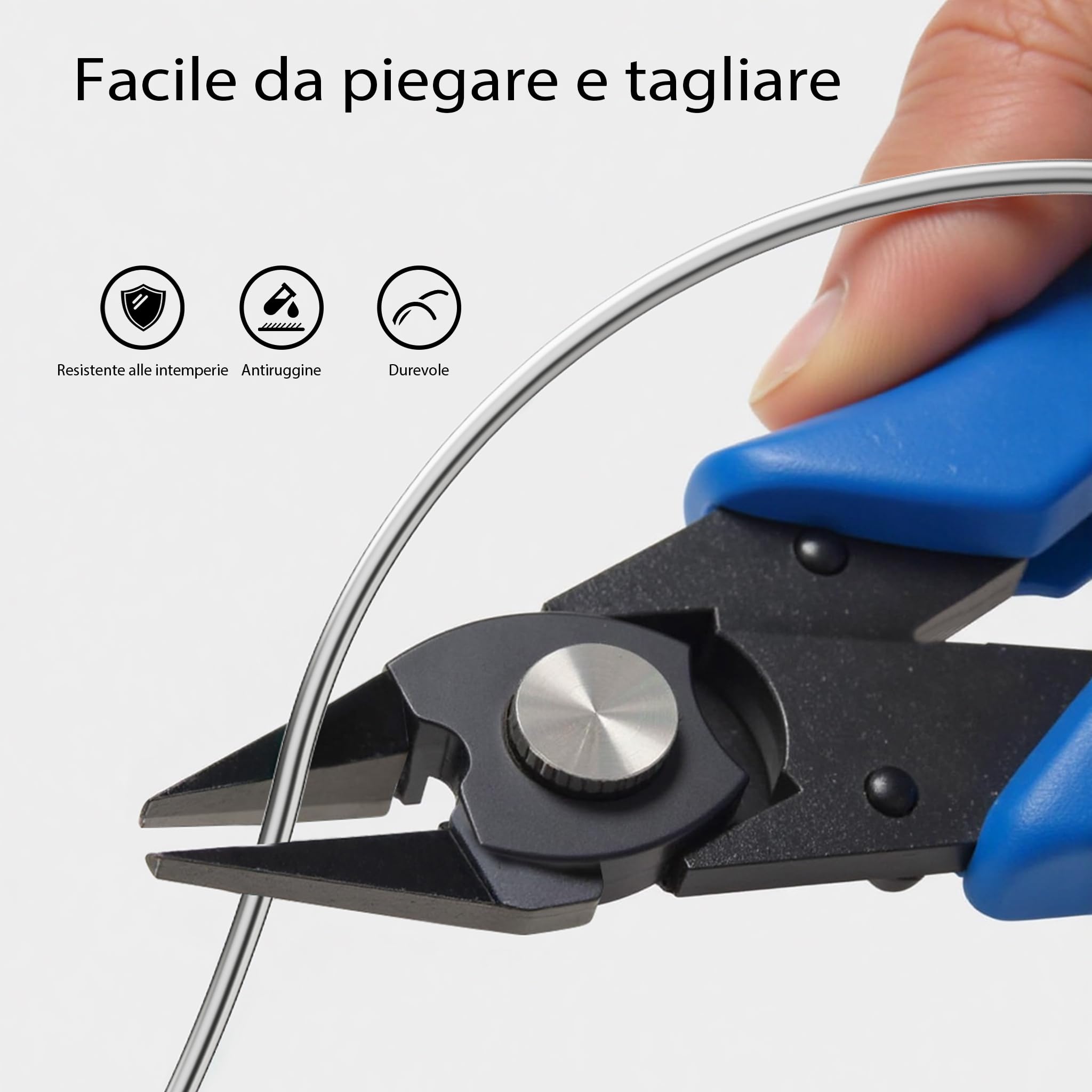 Wiltec Filo acciaio zincato 1,5 mm x 50 m argento