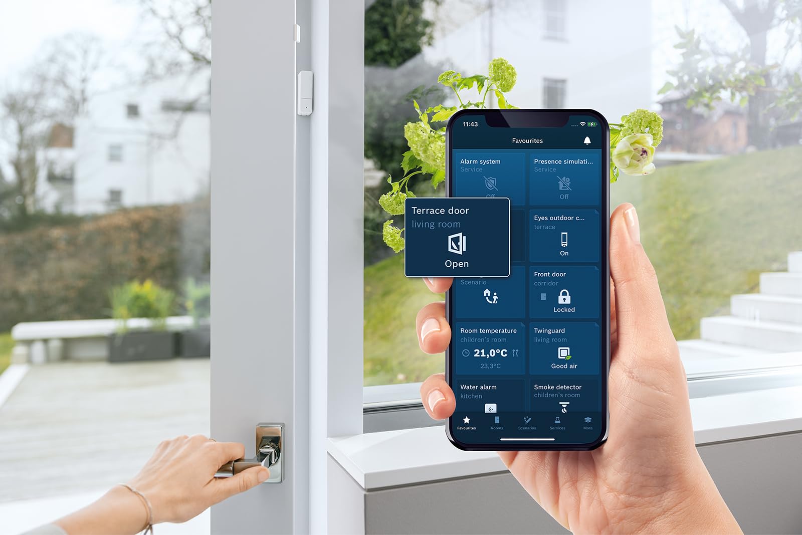 Bosch Smart Home Kit Sicurezza II Controller + Sensori
