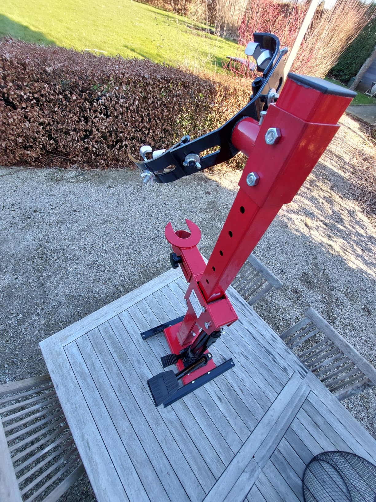 XPOtool Compressore Idraulico Molle 1000 kg con Supporto