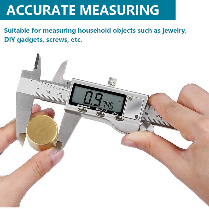 Tilswall calibro digitale 0-150 mm acciaio inox LCD preciso