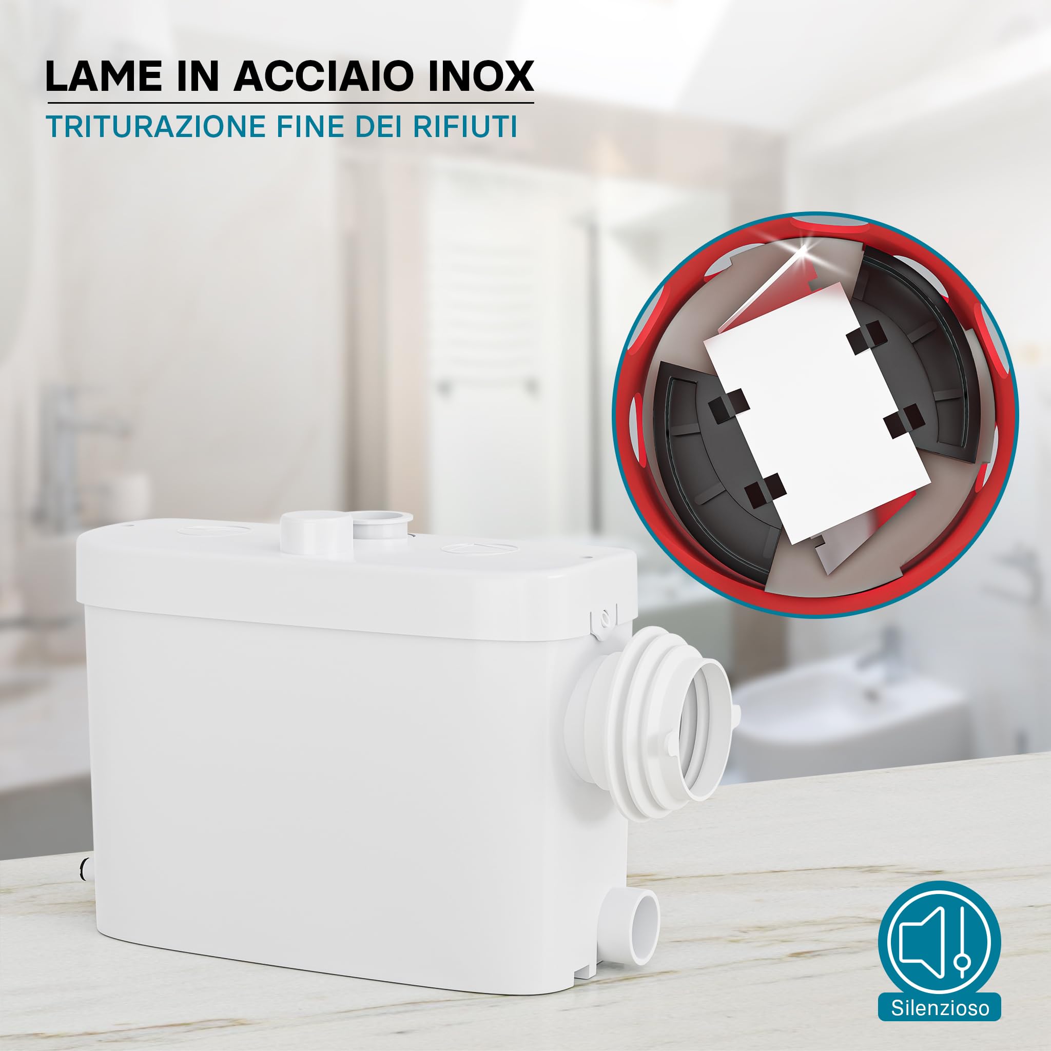 Wiltec XPOtool Stazione Sollevamento 3/1 450W acque reflue