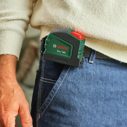 Bosch metro a nastro 5 m con clip matita nylon