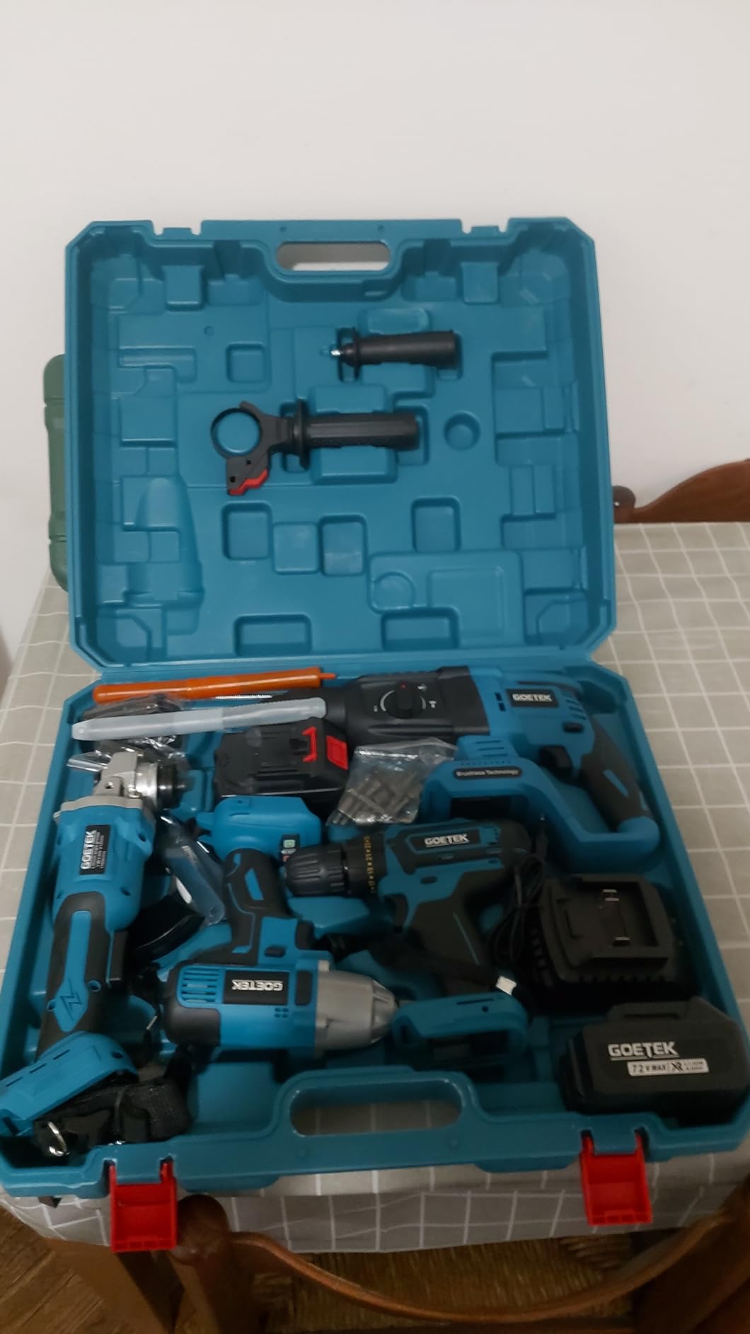 De Rosa Shop Kit 4 in 1 68V utensili a batteria 4 pezzi