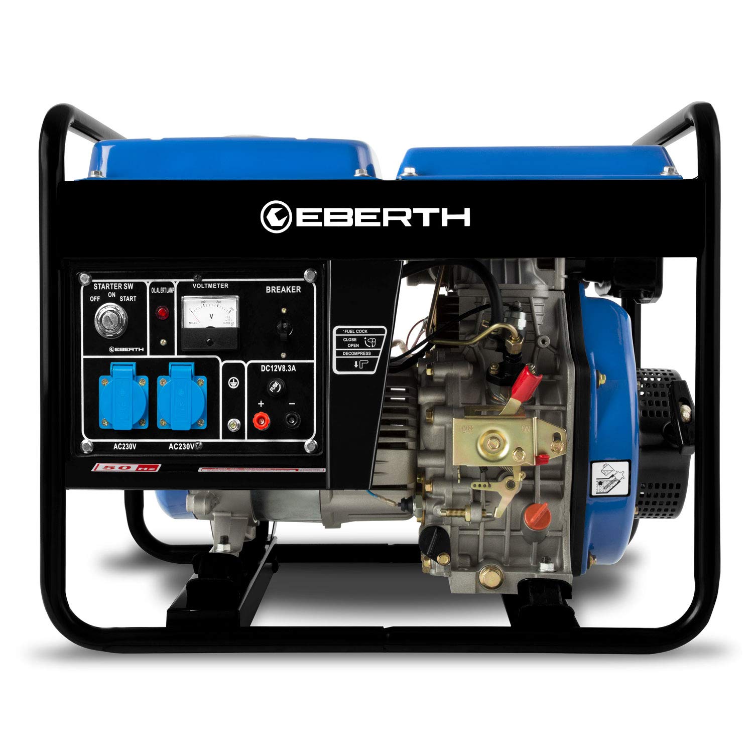Eberth 3000W generatore diesel portatile avviamento elettrico