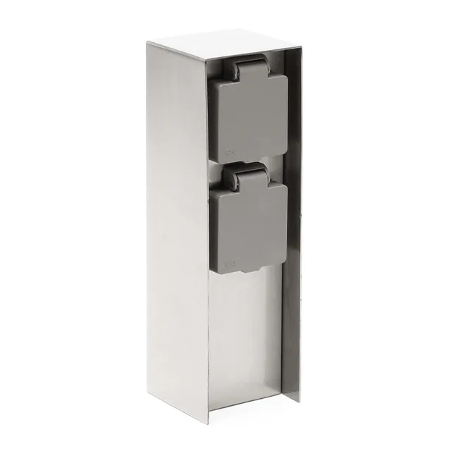 Wiltec Colonna Presa Giardino 2 Prese 230V IP44