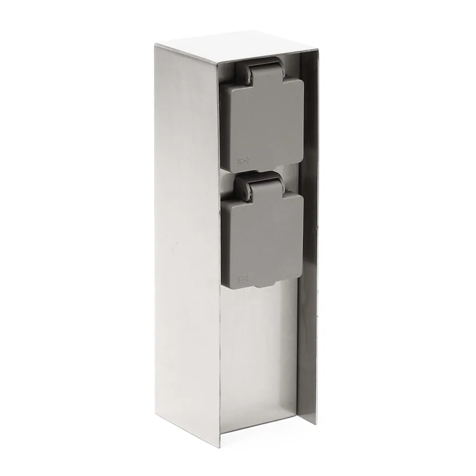 Wiltec Colonna Presa Giardino 2 Prese 230V IP44