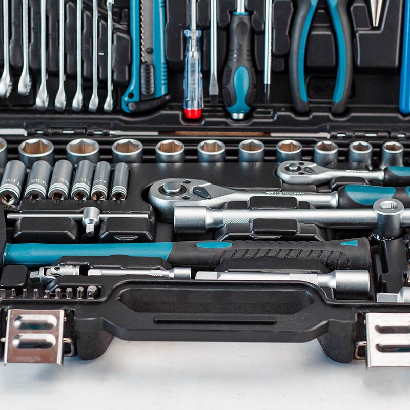 Bormann 81 pezzi Cr-V set utensili valigetta combinato
