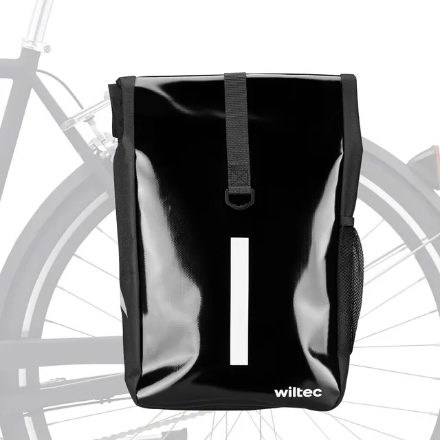 Wiltec Borsa Bici 16 l Nera Impermeabile Portapacchi