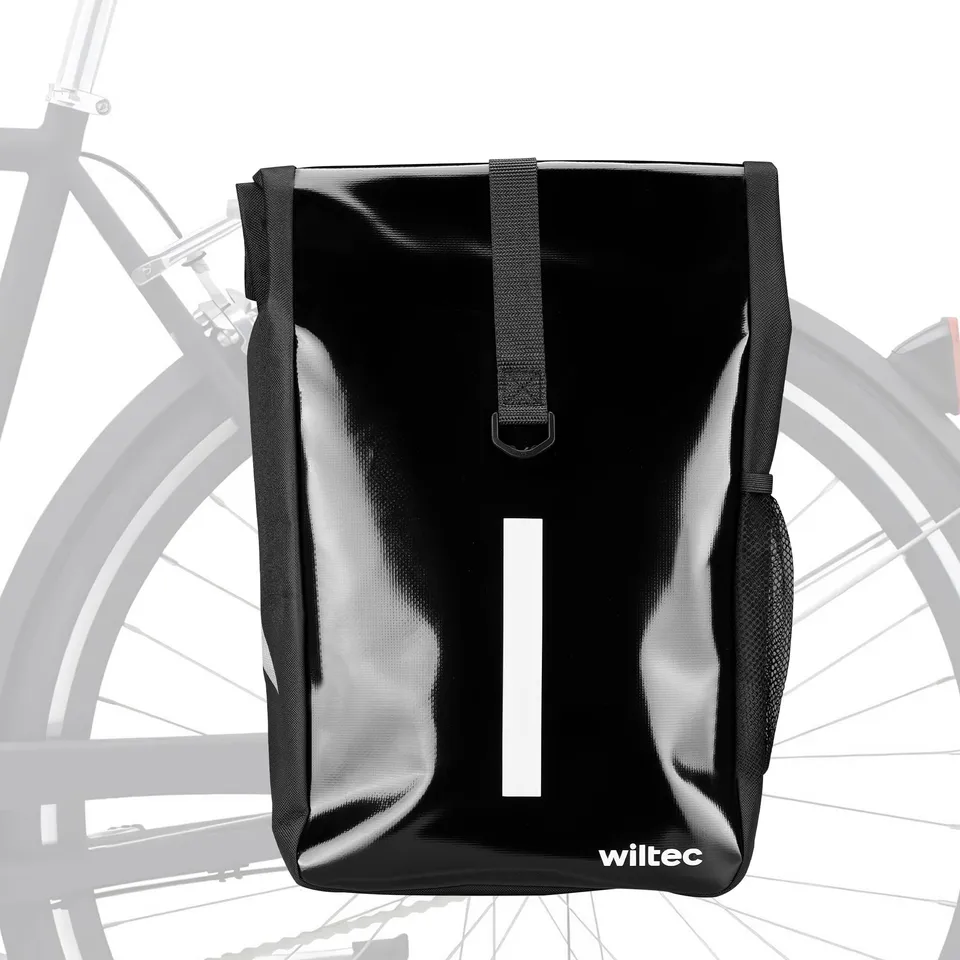 Wiltec Borsa Bici 16 l Nera Impermeabile Portapacchi