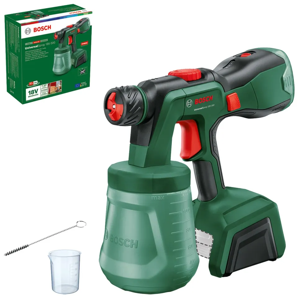 Bosch UniversalSpray 18V-300 Pistola a Spruzzo senza Batteria