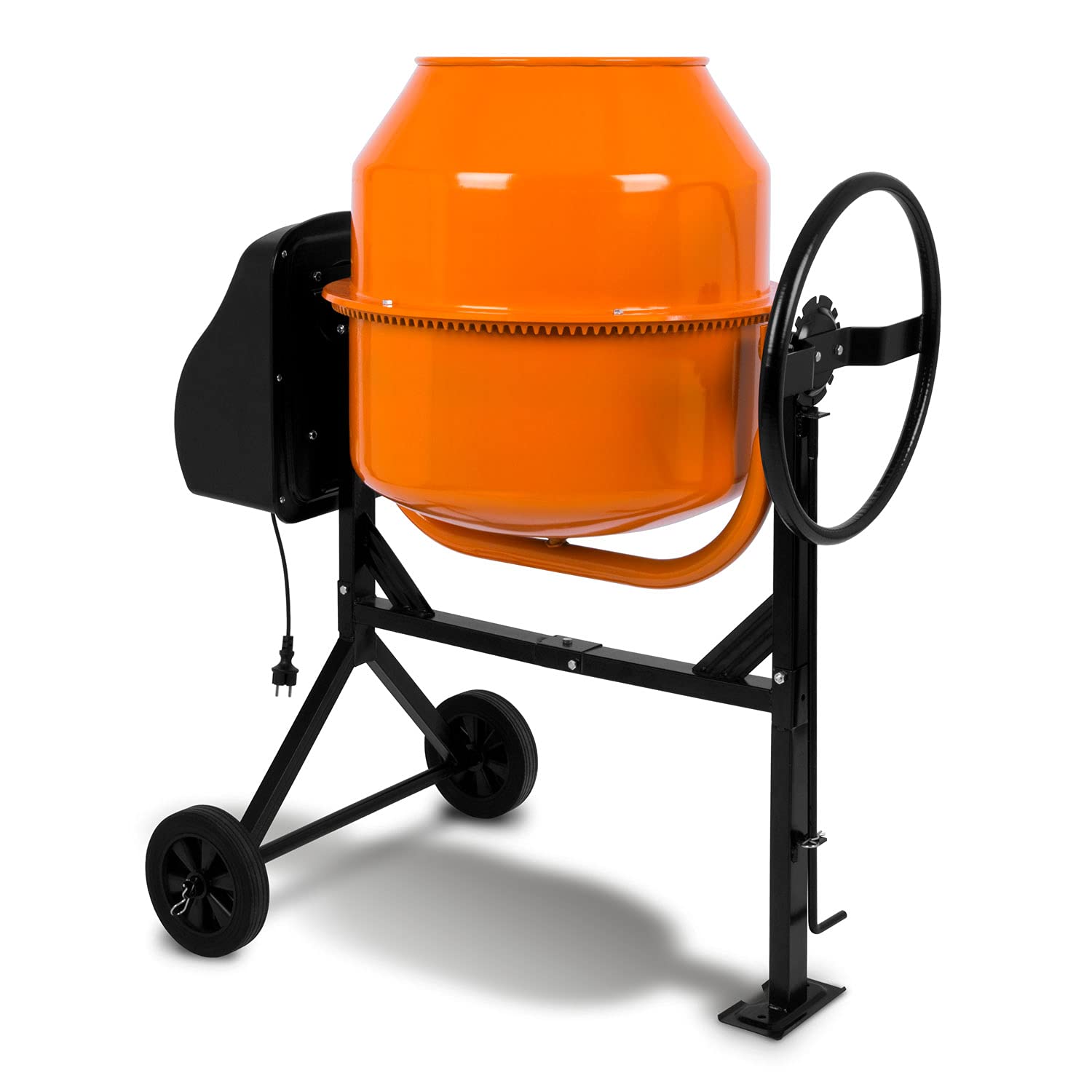 EBERTH Betoniera Elettrica 140 Litri 550W Tamburo Ghisa
