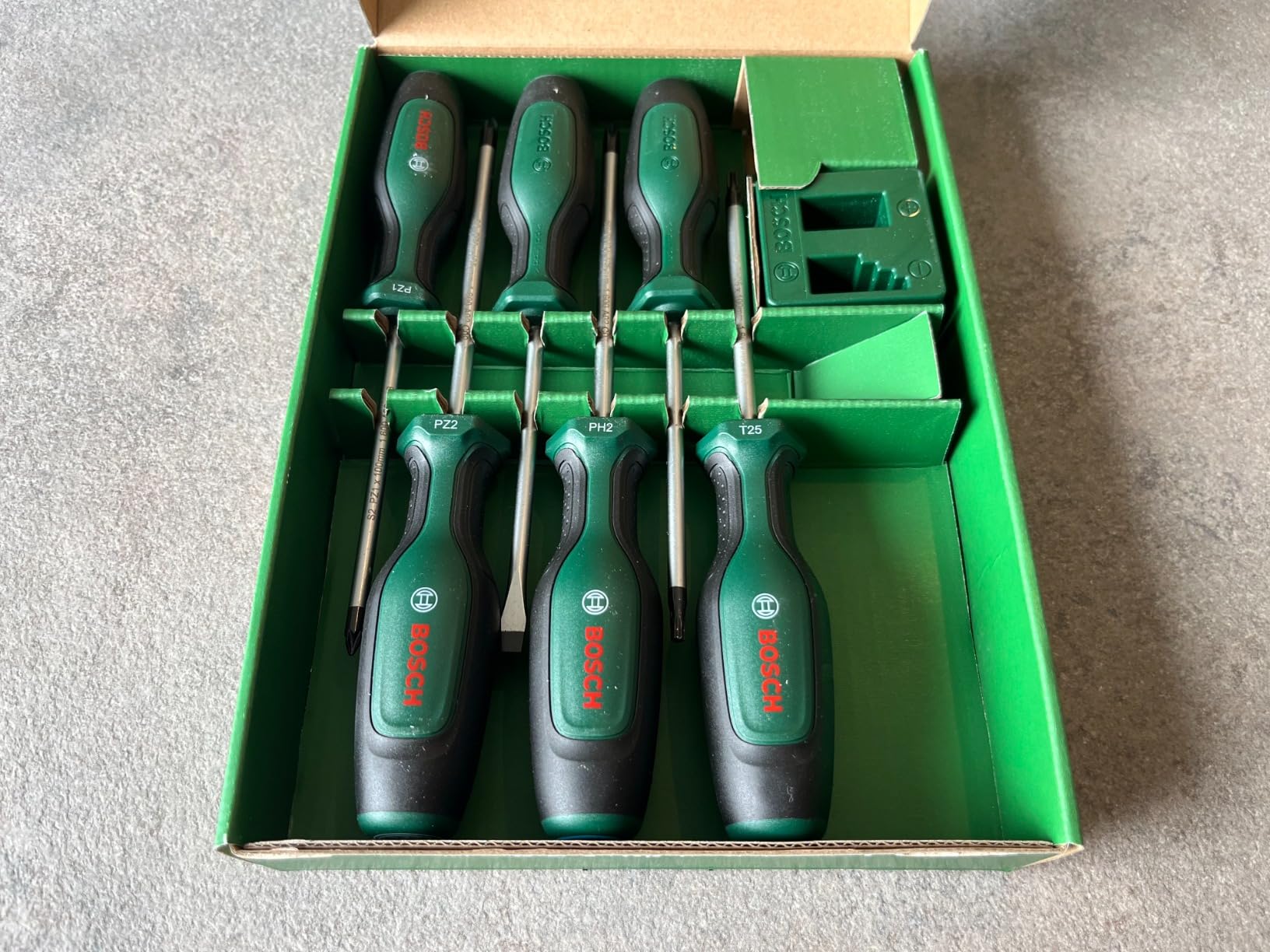 Bosch Set cacciaviti Premium 6 pezzi magnetici S2