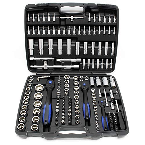 Wiltec Set Chiavi a Bussola 172 Pezzi Cricchetto