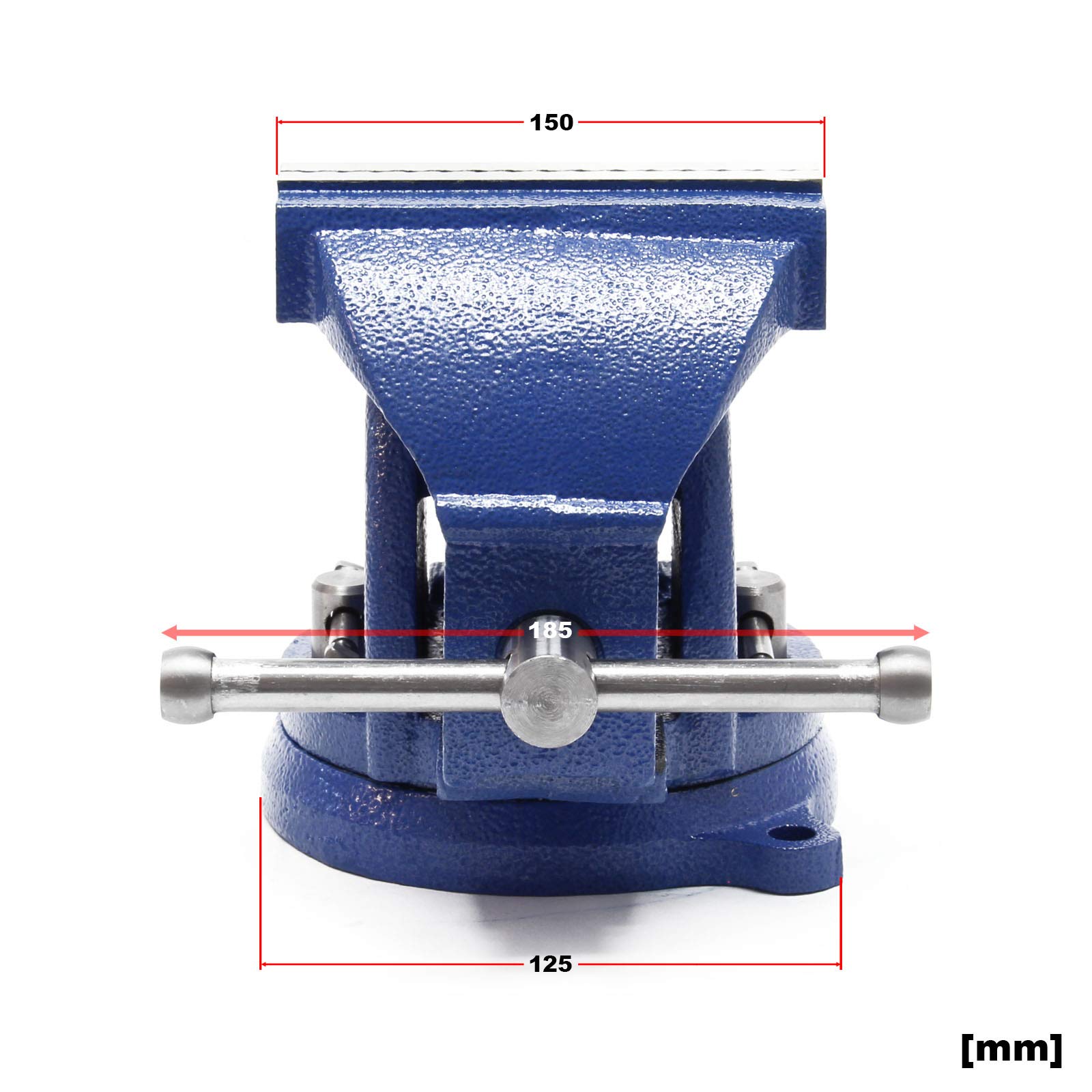 Wiltec Morsa Banco Heavy Duty 150mm con Incudine