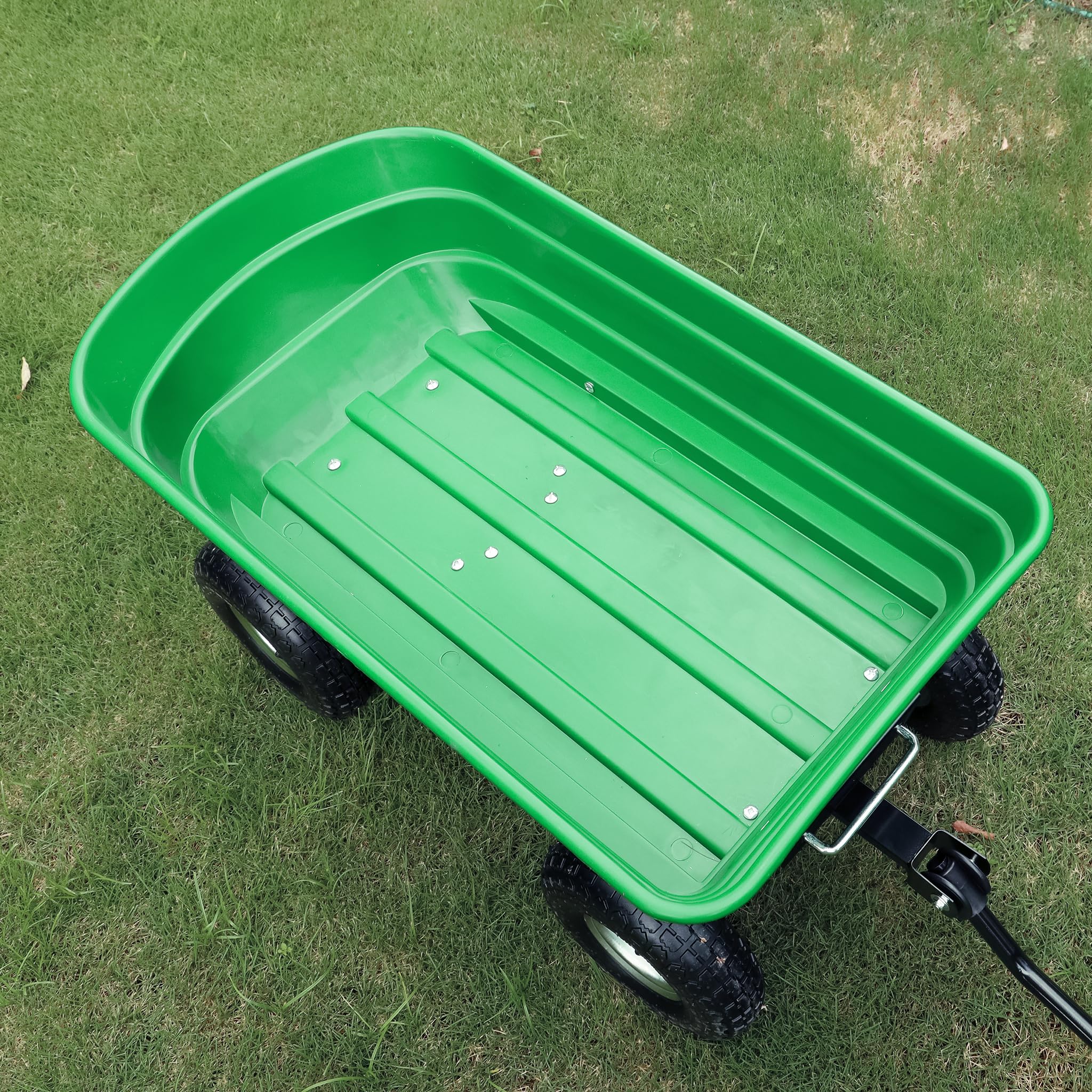 Wiltec Carrello Giardino Ribaltabile 75L Carriola 240kg