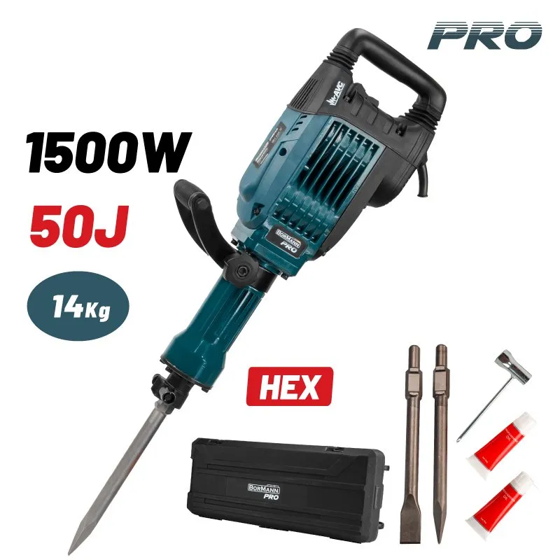 Bormann Pro BDH4800 martello demolitore 1500W 50J