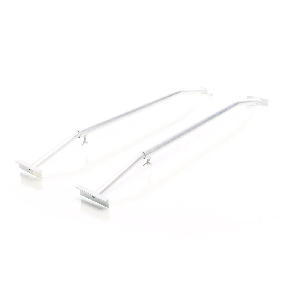 Wiltec Staffe Telo Rimorchio 2pz 100-145cm Alluminio