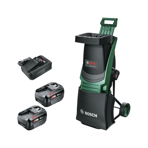 Bosch UniversalShredder 2x18V-25 Biotrituratore 25mm 2x4Ah