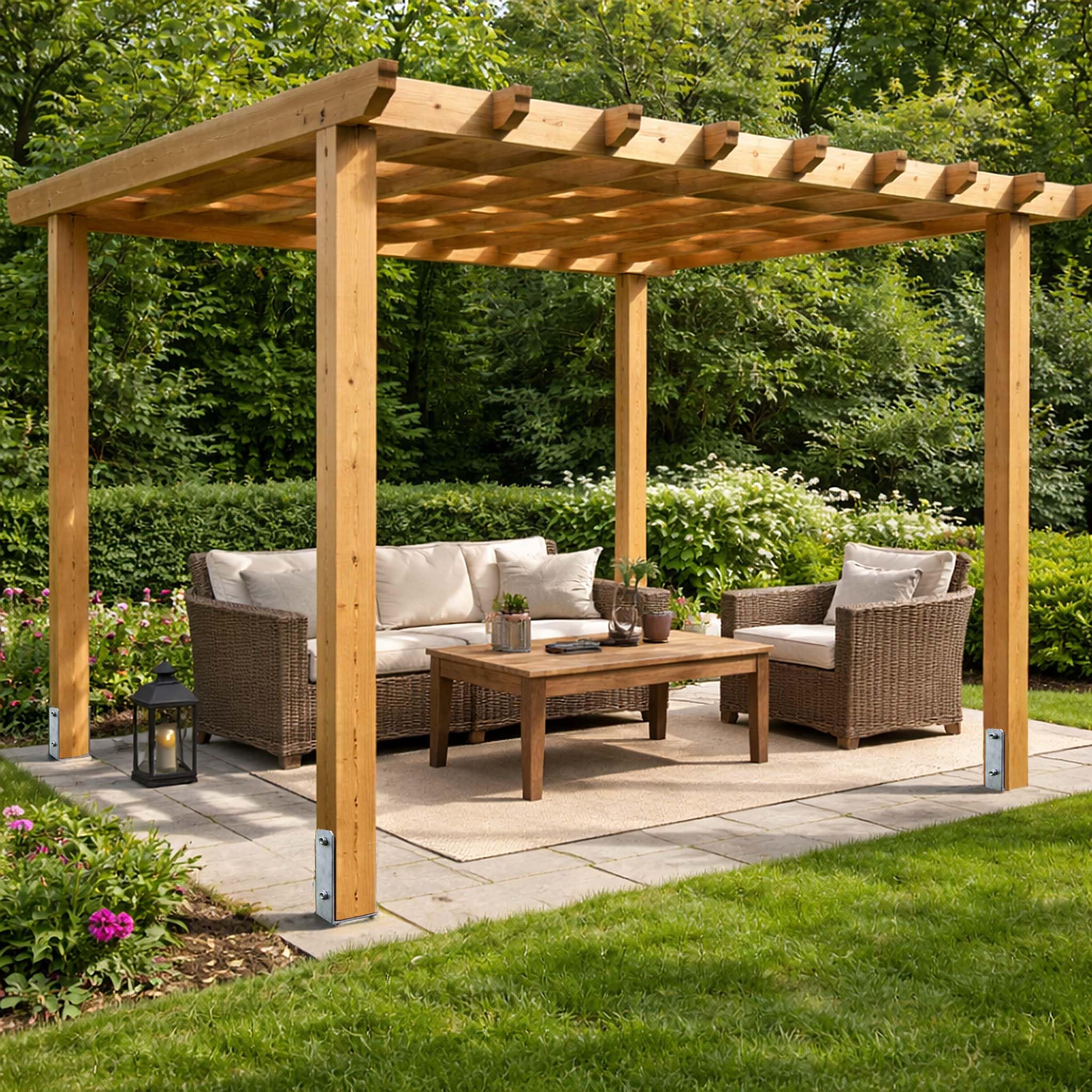 Wiltec XPOtool Supporto Palo H 91x600 mm Zincato a Caldo