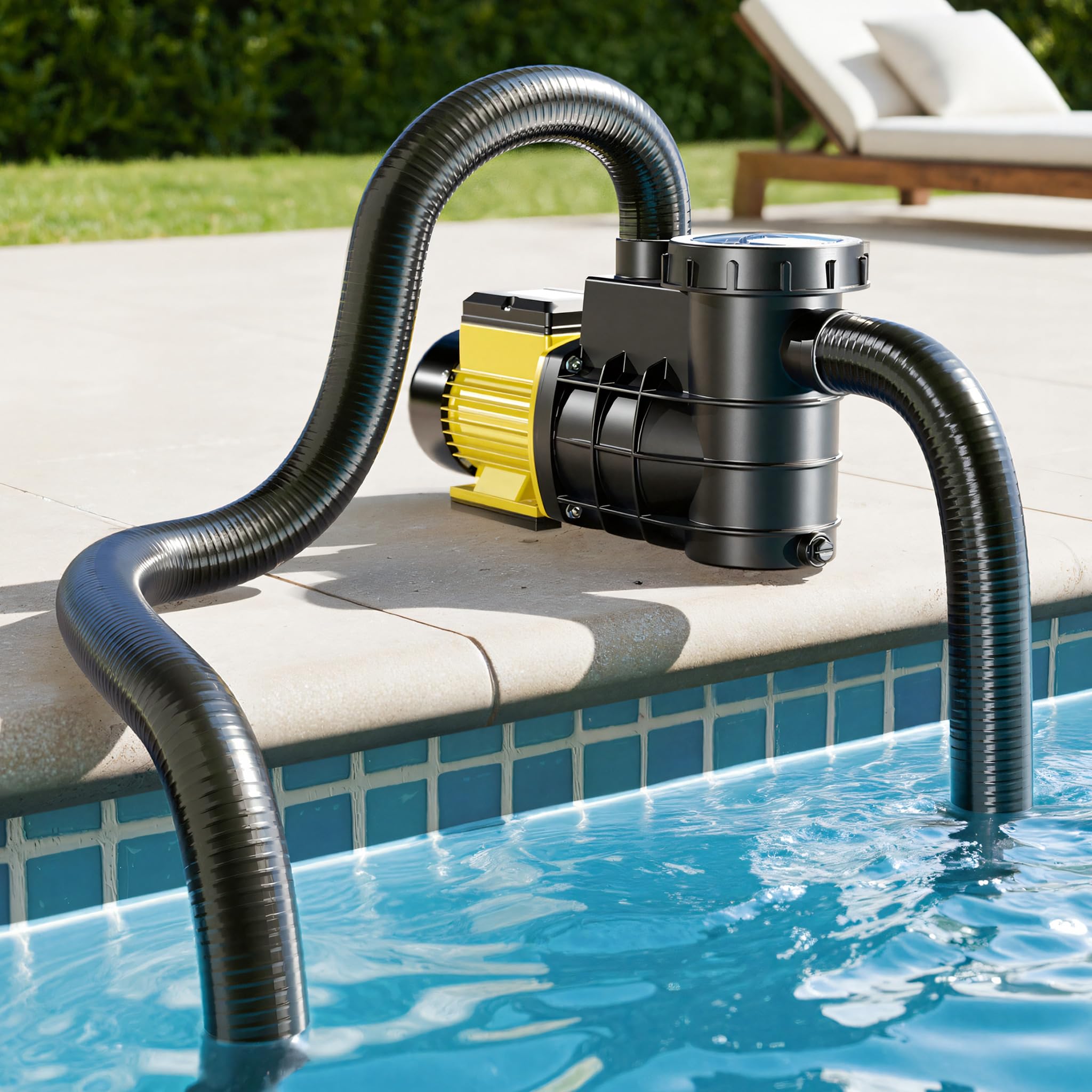 Wiltec tubo aspirazione spiralato nero 5m D40mm