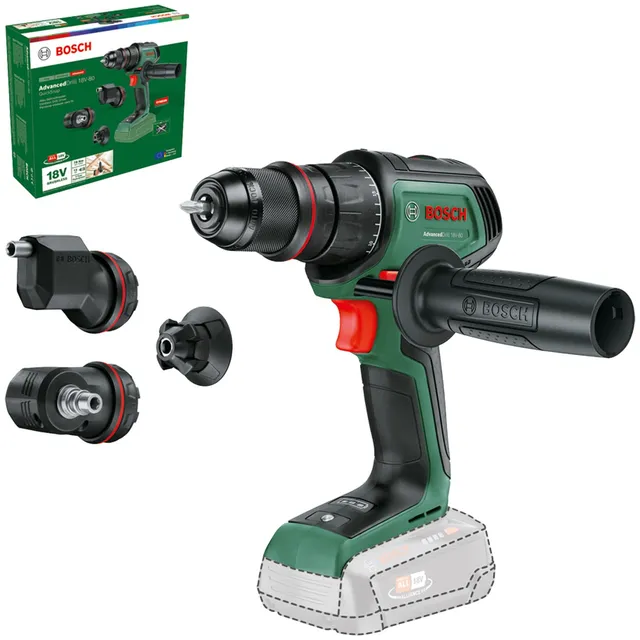 Bosch AdvancedDrill 18V-80 QuickSnap Trapano Avvitatore Senza Batteria