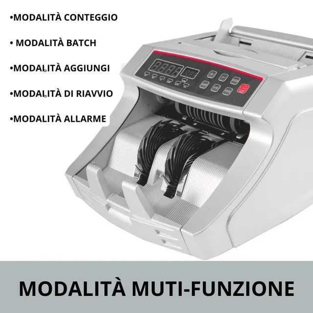 De Rosa Shop Conta Banconote Professionale Rilevatore False LED