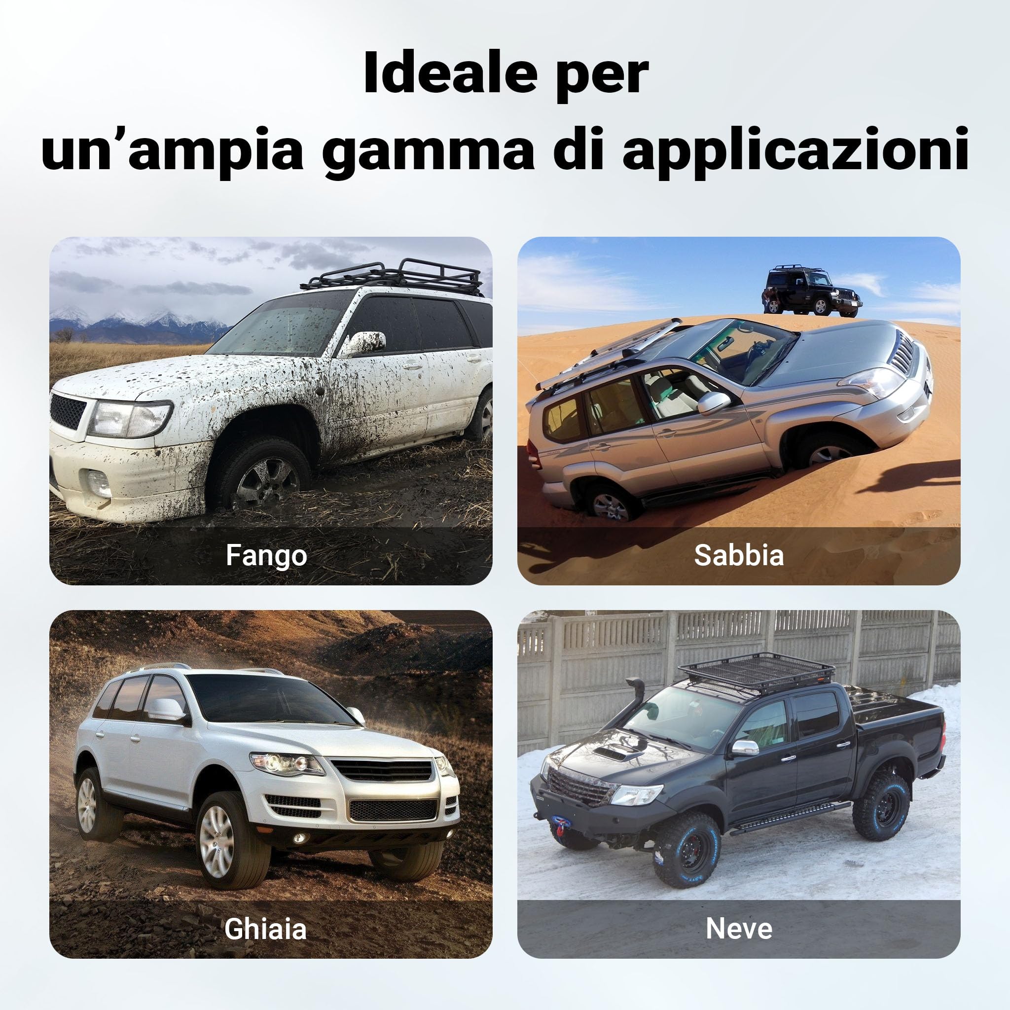 Wiltec Adattatore Ruota sollevatore cerchio Hi-Lift acciaio