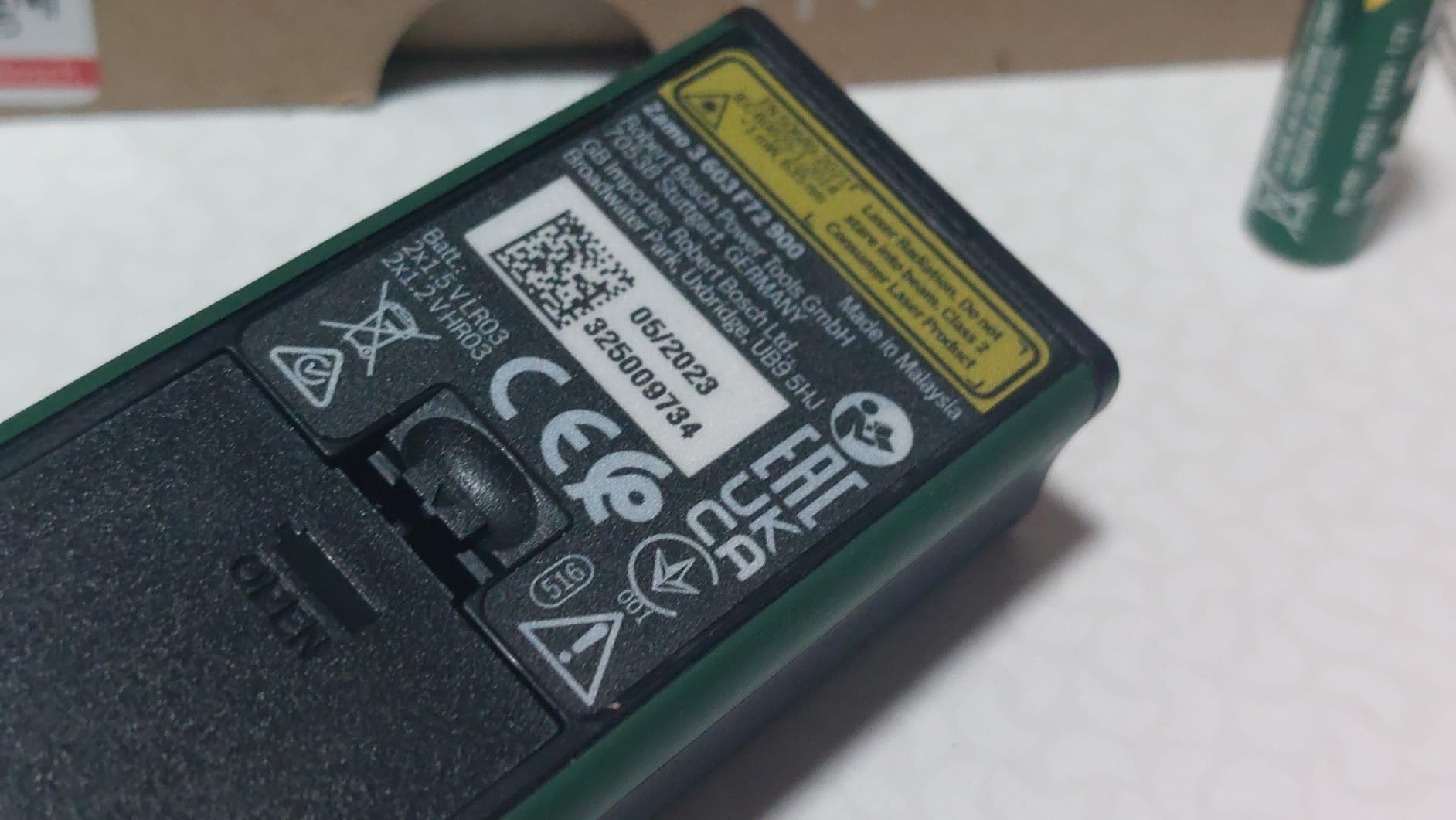 Bosch Zamo Misuratore Laser 25 m Area con Memoria