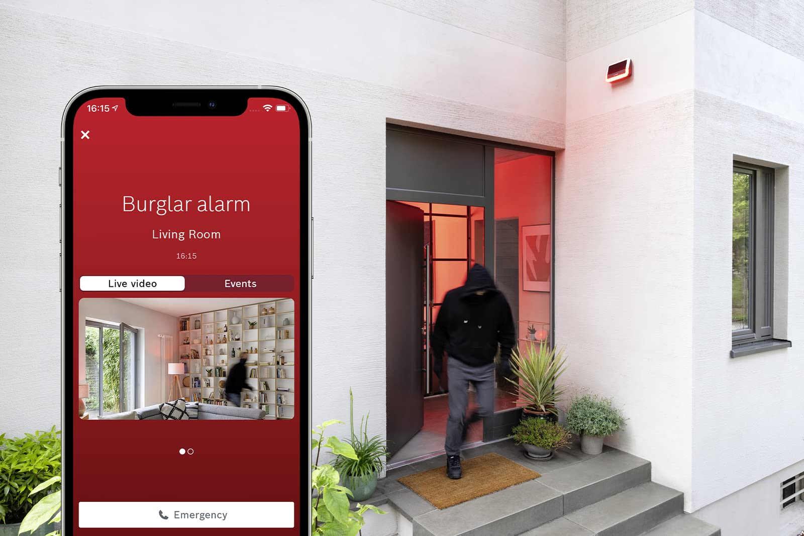 Bosch Smart Home Sistema Allarme Senza Fili Alexa Google