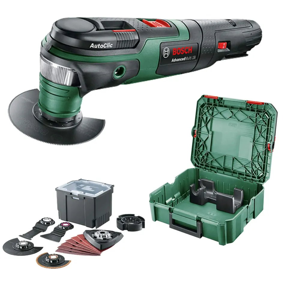 Bosch AdvancedMulti 18 multiutensile 18V senza batteria SystemBox