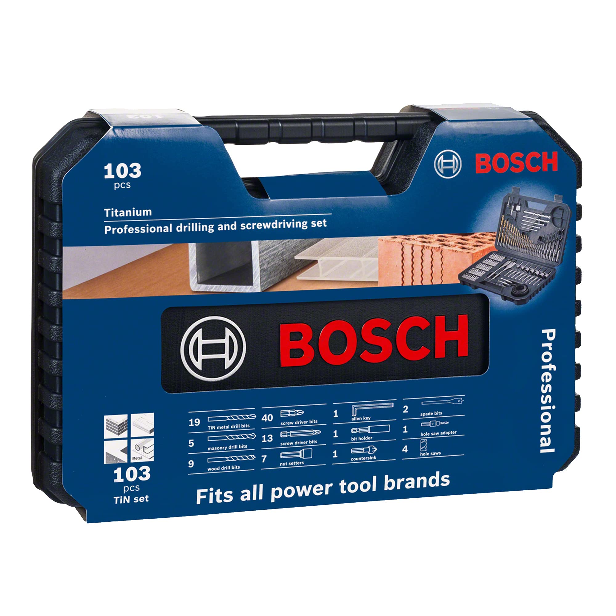 Bosch Professional Set 103 Pezzi Punte e Bit PRO