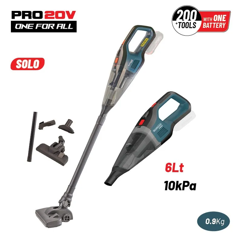 Bormann aspirapolvere a batteria 20V 0,6 L Solo 10 kPa